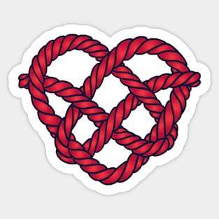 Heart Knot Sticker